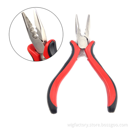 Micro bead stainless steel hair extension pliers set, 10 styles stainless steel pliers for hair extensions